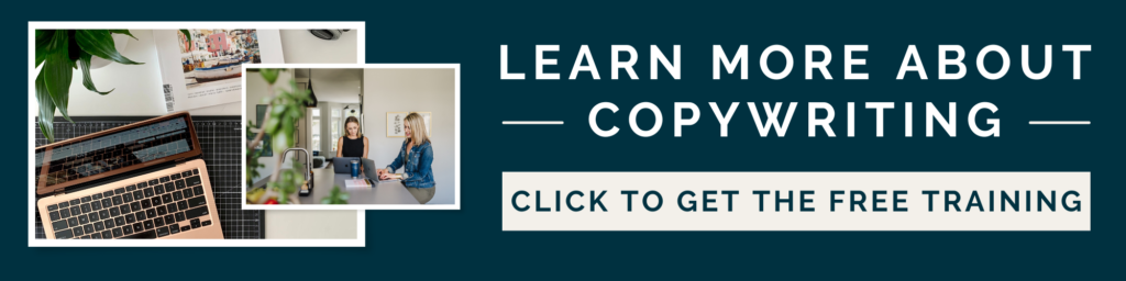 Learn more about copywriting and get the free training!